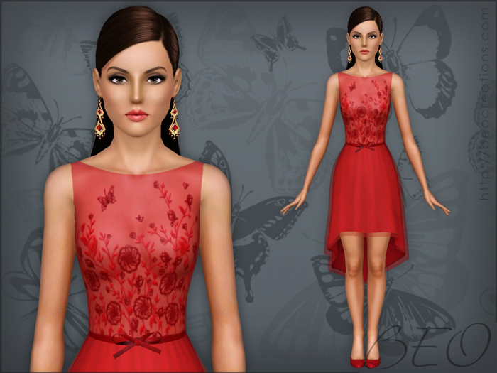 Dress 025 for The Sims 3 by BEO